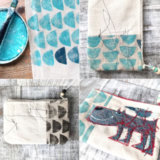 Novinky právě v prodeji e-shop www.fler.cz/mlsoun #art #original #handmade #rucnitisk #pouzdro